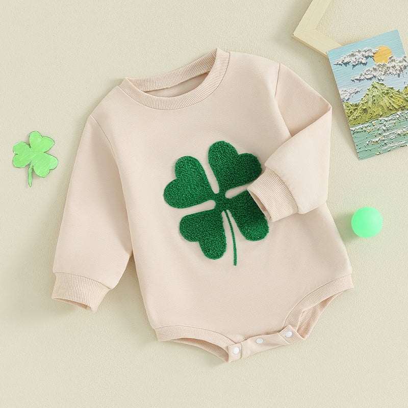 Lioraitiin Newborn Baby Boy Girl St Patricks Day Outfit Green Four