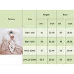 Lioraitiin 0-18M Baby Girl’s Knitted Long Sleeve Jumpsuit Fashion