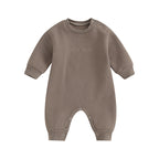 Lioraitiin 0-18M Infant Baby Boys Girl Jumpsuit Cute Letter