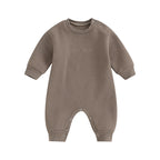 Lioraitiin 0-18M Infant Baby Boys Girl Jumpsuit Cute Letter