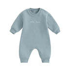 Lioraitiin 0-18M Infant Baby Boys Girl Jumpsuit Cute Letter