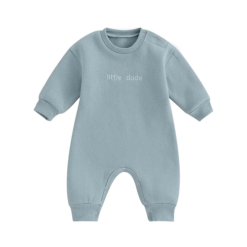 Lioraitiin 0-18M Infant Baby Boys Girl Jumpsuit Cute Letter