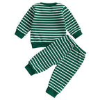 Lioraitiin 3M-3Y Toddler Baby Boy St Patricks Day Outfit Clover