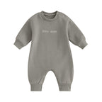 Lioraitiin 0-18M Infant Baby Boys Girl Jumpsuit Cute Letter
