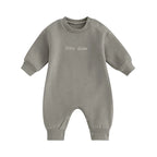 Lioraitiin 0-18M Infant Baby Boys Girl Jumpsuit Cute Letter