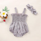 Lioraitiin 0-18M Newborn Infant Baby Girl Fashion Bodysuit Sleeveless