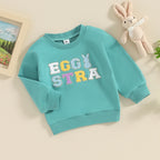 Lioraitiin 0-5Y Toddler Kids Girls Boys Sweatshirts T Shirts Easter