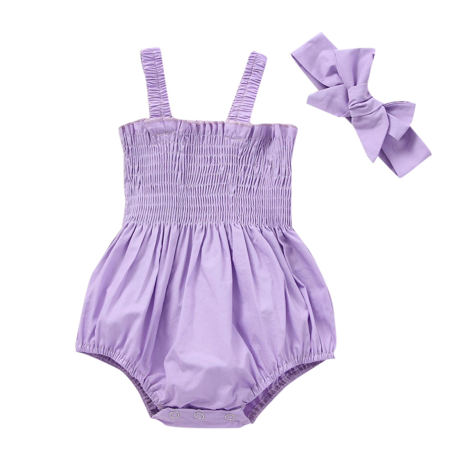 Lioraitiin 0-18M Newborn Infant Baby Girl Fashion Bodysuit Sleeveless