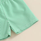 Lioraitiin Toddler Boys Outfits Golf Embroidered Short Sleeve Tops