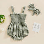 Lioraitiin 0-18M Newborn Infant Baby Girl Fashion Bodysuit Sleeveless