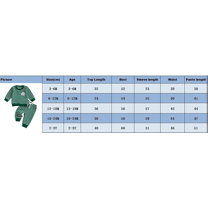 Lioraitiin 3M-3Y Toddler Baby Boy St Patricks Day Outfit Clover