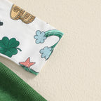 Lioraitiin Newborn Baby Girl St. Patrick's Day Outfit Long Sleeve
