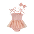 Lioraitiin 0-18M 2Pcs Newborn Infant Baby Girls Boys Sleeveless Strap