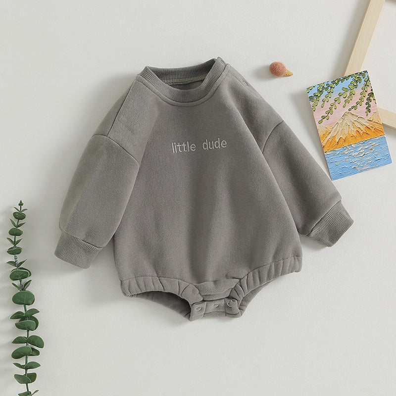 Lioraitiin 0-18M Infant Baby Boys Sweatshirt Bodysuit Long Sleeve
