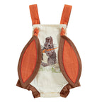 Lioraitiin Newborn Baby Boys Girls Easter Romper Sleeveless Square