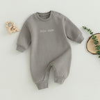 Lioraitiin 0-18M Infant Baby Boys Girl Jumpsuit Cute Letter