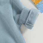 Lioraitiin 0-18M Infant Baby Boys Sweatshirt Bodysuit Long Sleeve