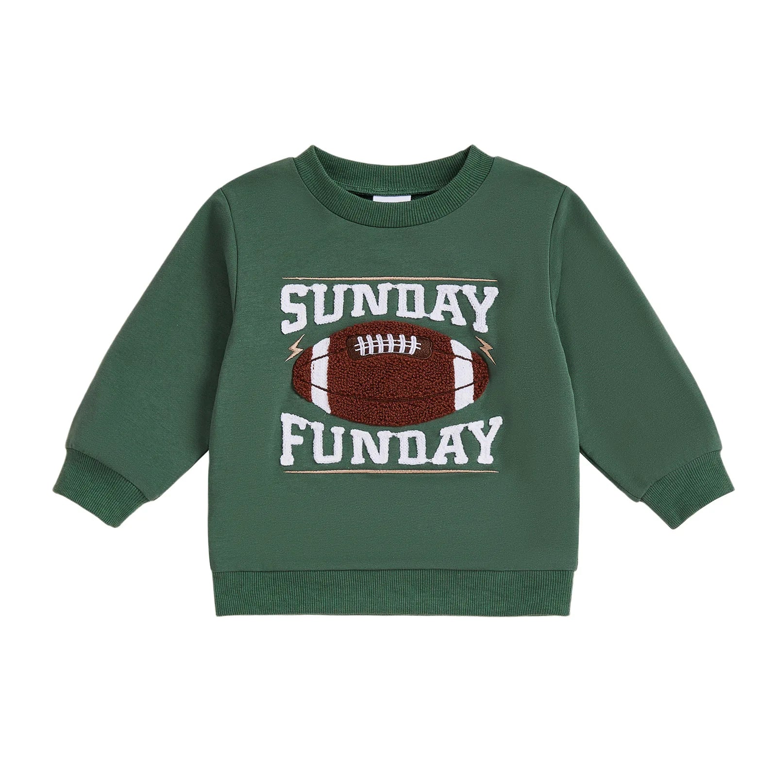 Lioraitiin Kids Boys Girls Sweatshirt Long Sleeve Crew Neck Letters