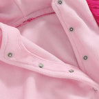 Lioraitiin 0-24M Newborn Baby Girl Flamingo Costume Fuzzy Long Sleeve