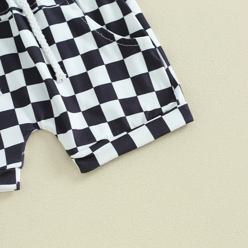 Lioraitiin Toddler Boys Outfits Letter Car Print Sleeveless Tank Tops