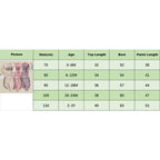 Lioraitiin 0-3Y Newborn Baby Girls Set Letter & Leopard Print Long