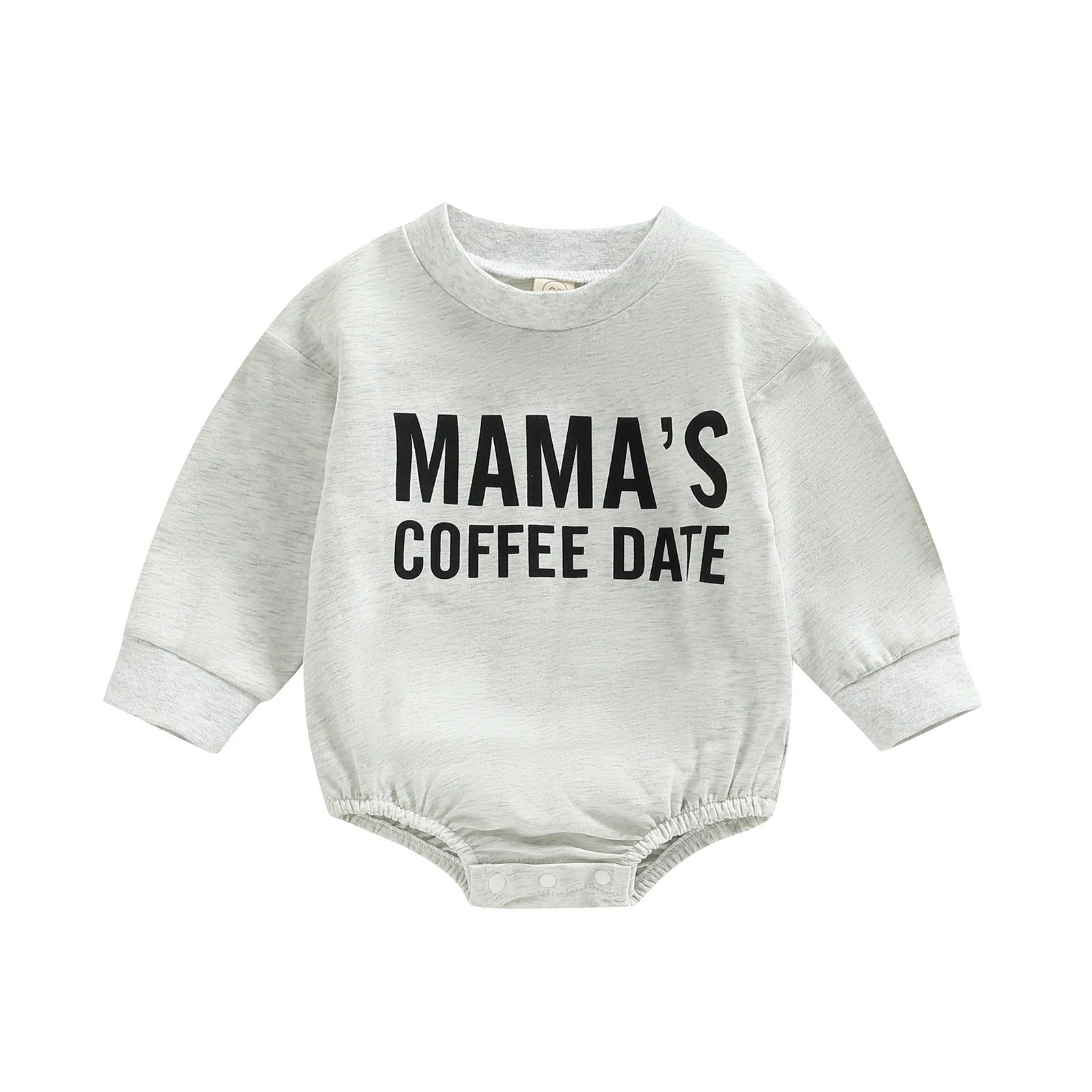 Lioraitiin 0-12M Infant Baby Boy Girl Bodysuit Letter MAMA's Coffee