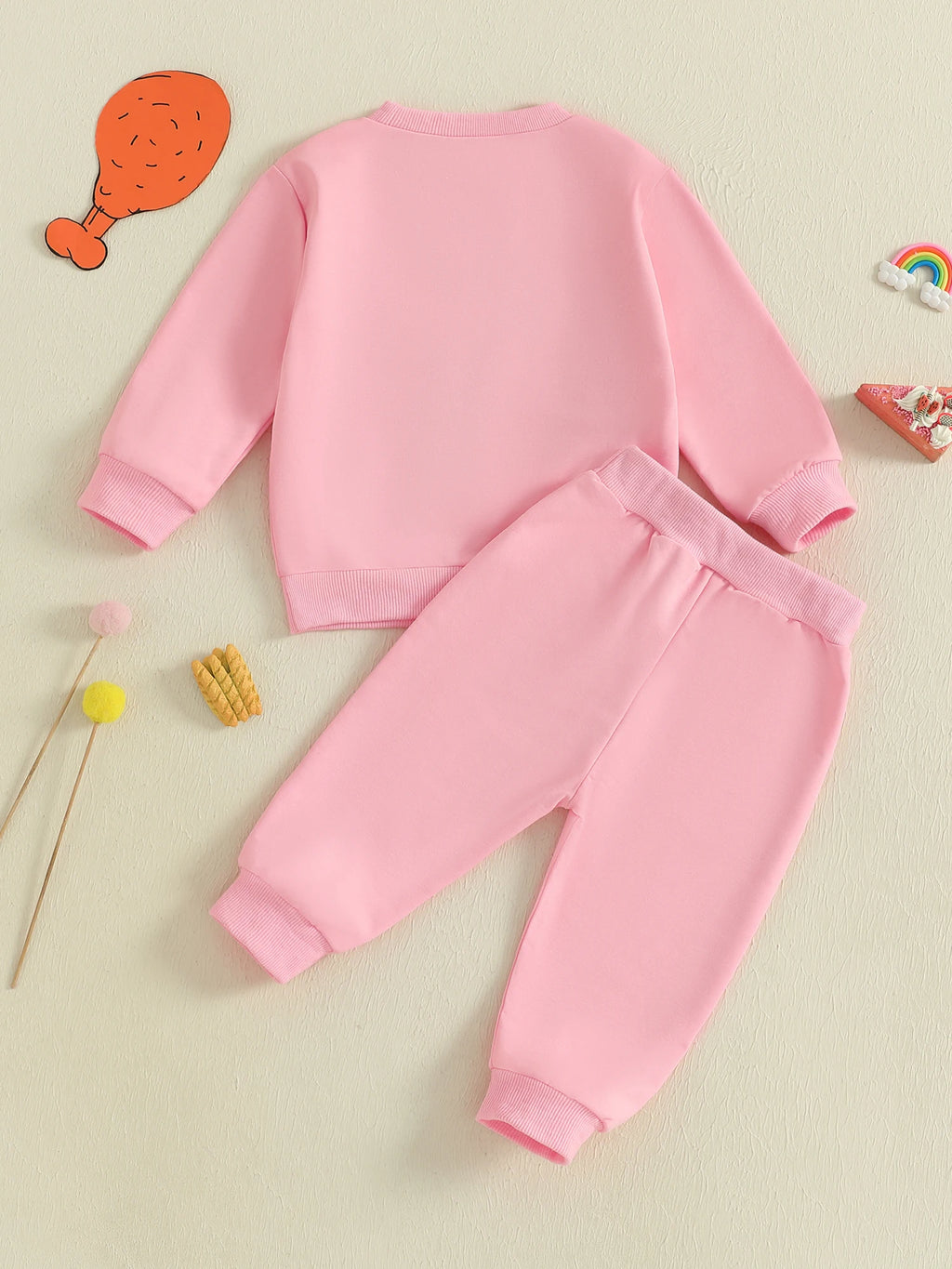 Lioraitiin Toddler Baby Girl 2Pcs Thanksgiving Outfits Long Sleeve