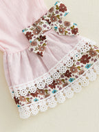 Lioraitiin Toddler Baby Girl Easter Romper Adorable Bunny Themed