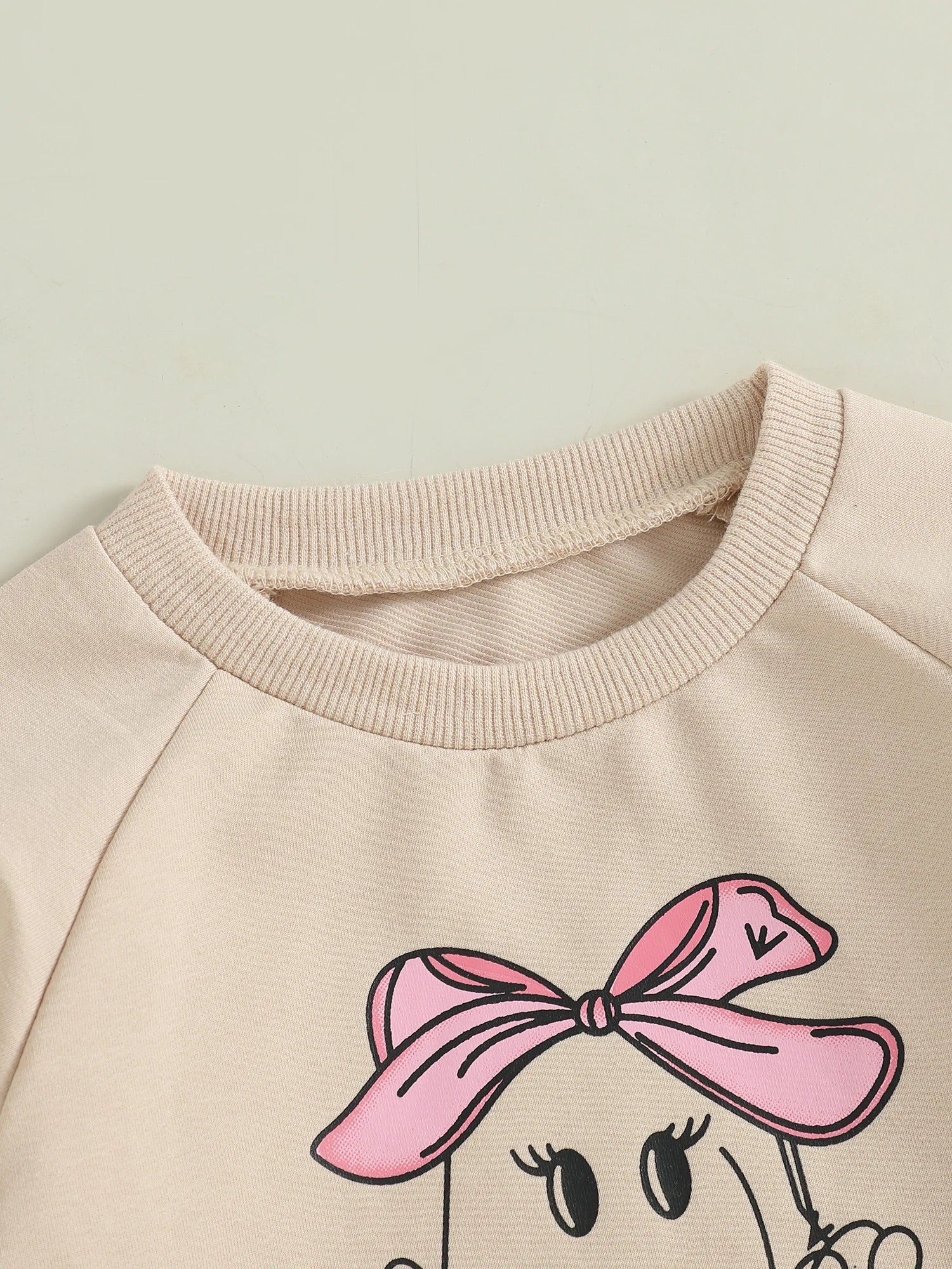 Lioraitiin Toddler Girls Halloween Sweatshirt Ghost Pumpkin Print