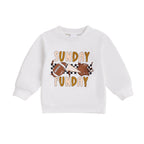 Lioraitiin Kids Boys Girls Sweatshirt Long Sleeve Crew Neck Letters