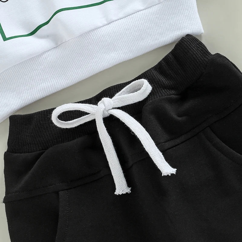 Lioraitiin 0-3Years Toddler Boys Outfit Sets St. Patrick's Day Long