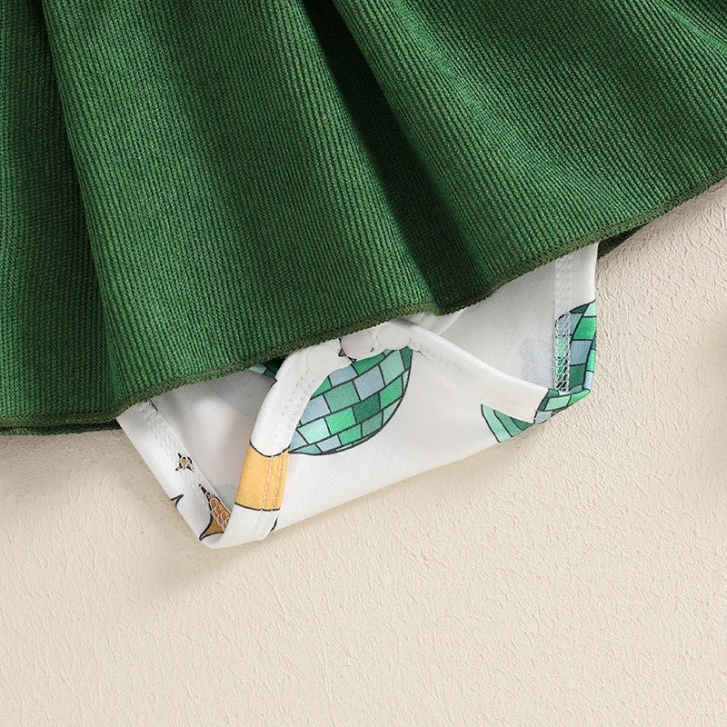Lioraitiin Newborn Baby Girl St. Patrick's Day Outfit Long Sleeve