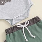 Lioraitiin Baby Boys Outfit, Long Sleeve Crew Neck Dinosaur Print