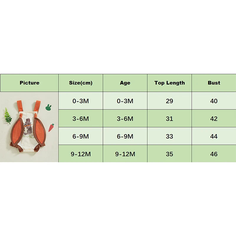 Lioraitiin Newborn Baby Boys Girls Easter Romper Sleeveless Square