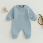 Lioraitiin 0-18M Infant Baby Boys Girl Jumpsuit Cute Letter