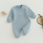 Lioraitiin 0-18M Infant Baby Boys Girl Jumpsuit Cute Letter