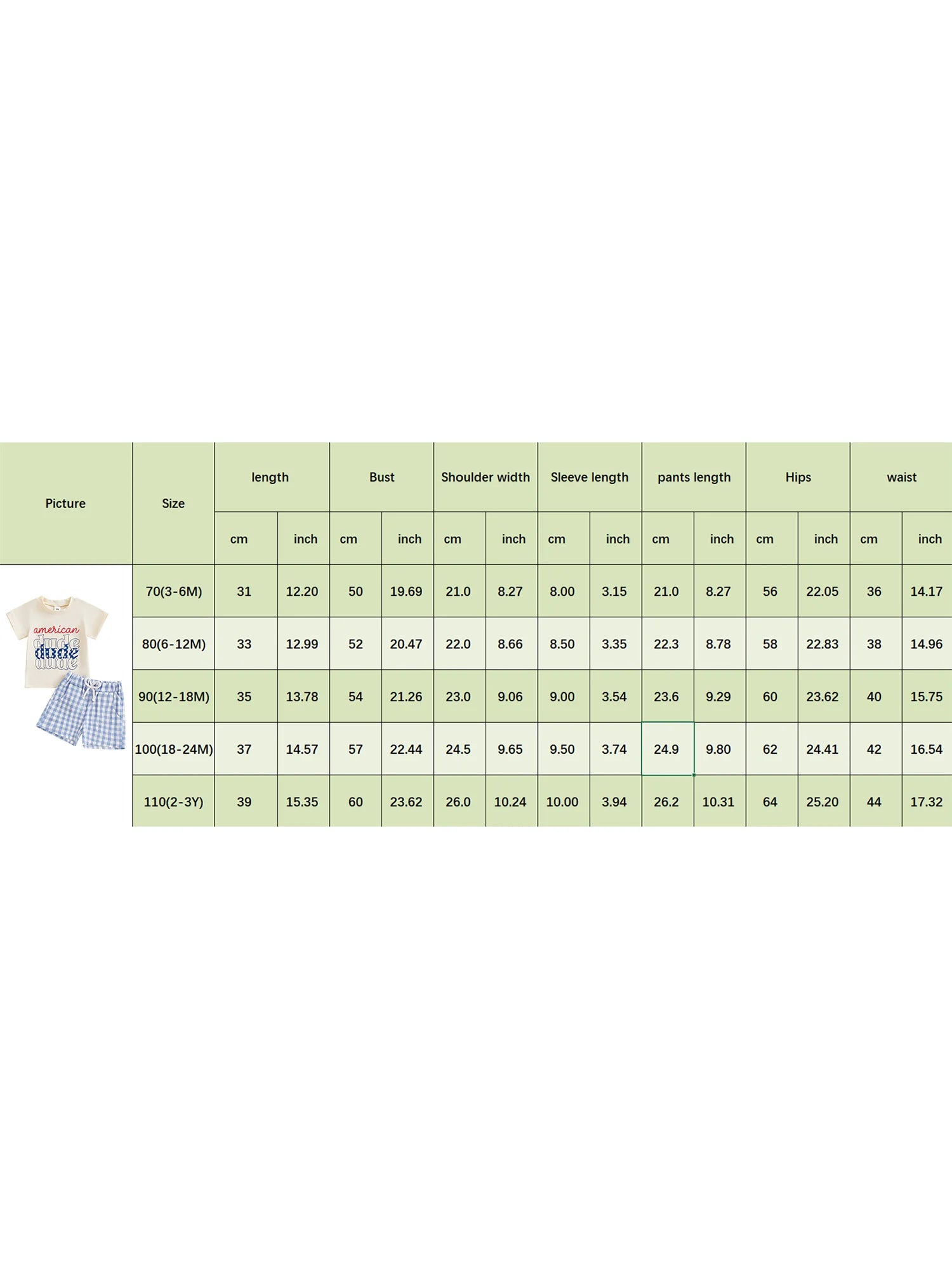 Lioraitiin Toddler Baby Boys Patriotic 4th of July Outfit Letter