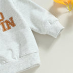 Lioraitiin 0-3Years Baby Boy Girl 2Pcs Outfit Letter Print Long