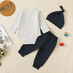 Lioraitiin Baby Boy Outfit Tractor Print Long Sleeve Rompers and
