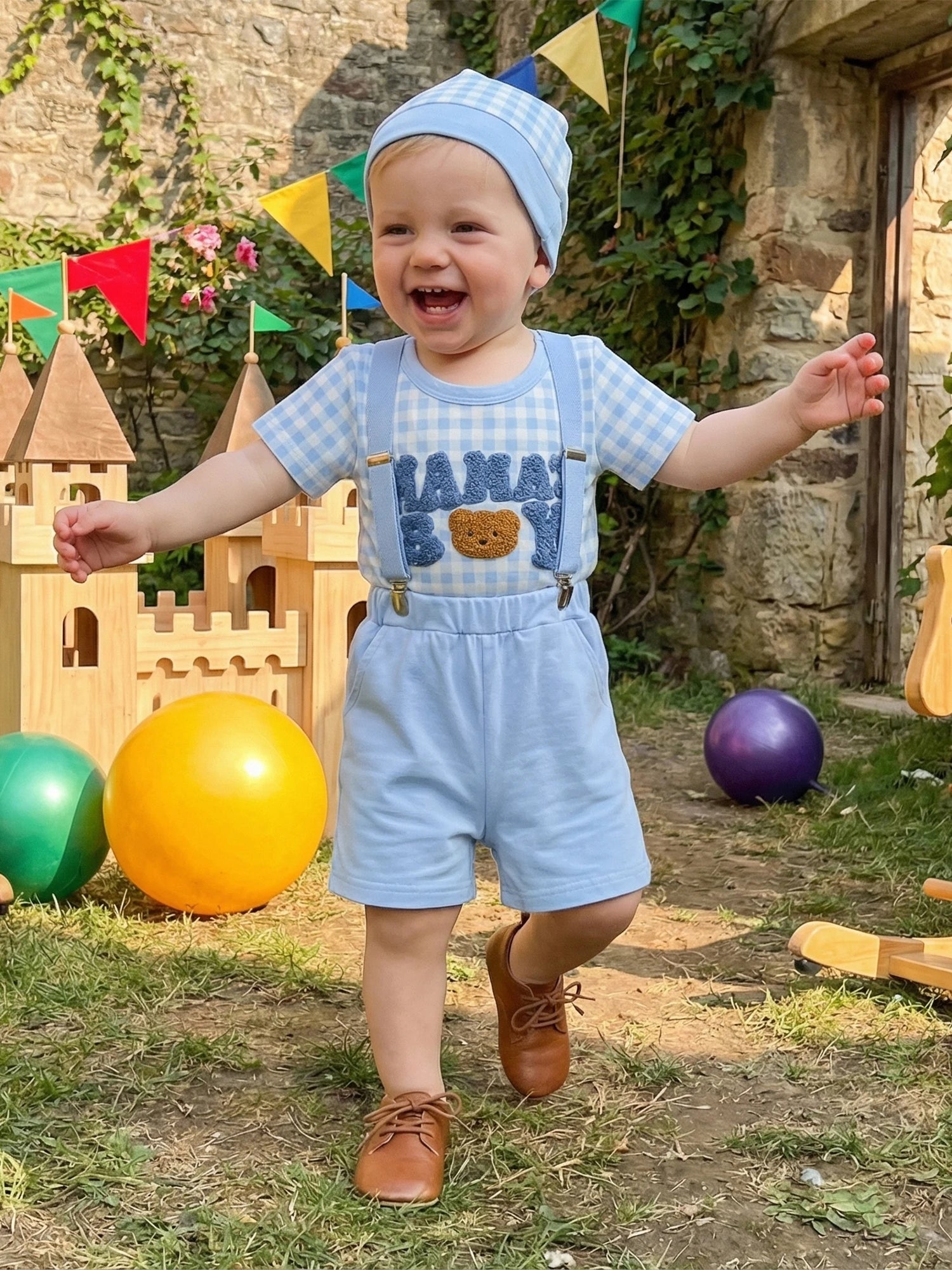 Lioraitiin Baby Boys Shorts Outfits Short Sleeve O Neck Letter
