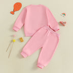 Lioraitiin Toddler Baby Girl 2Pcs Thanksgiving Outfits Long Sleeve
