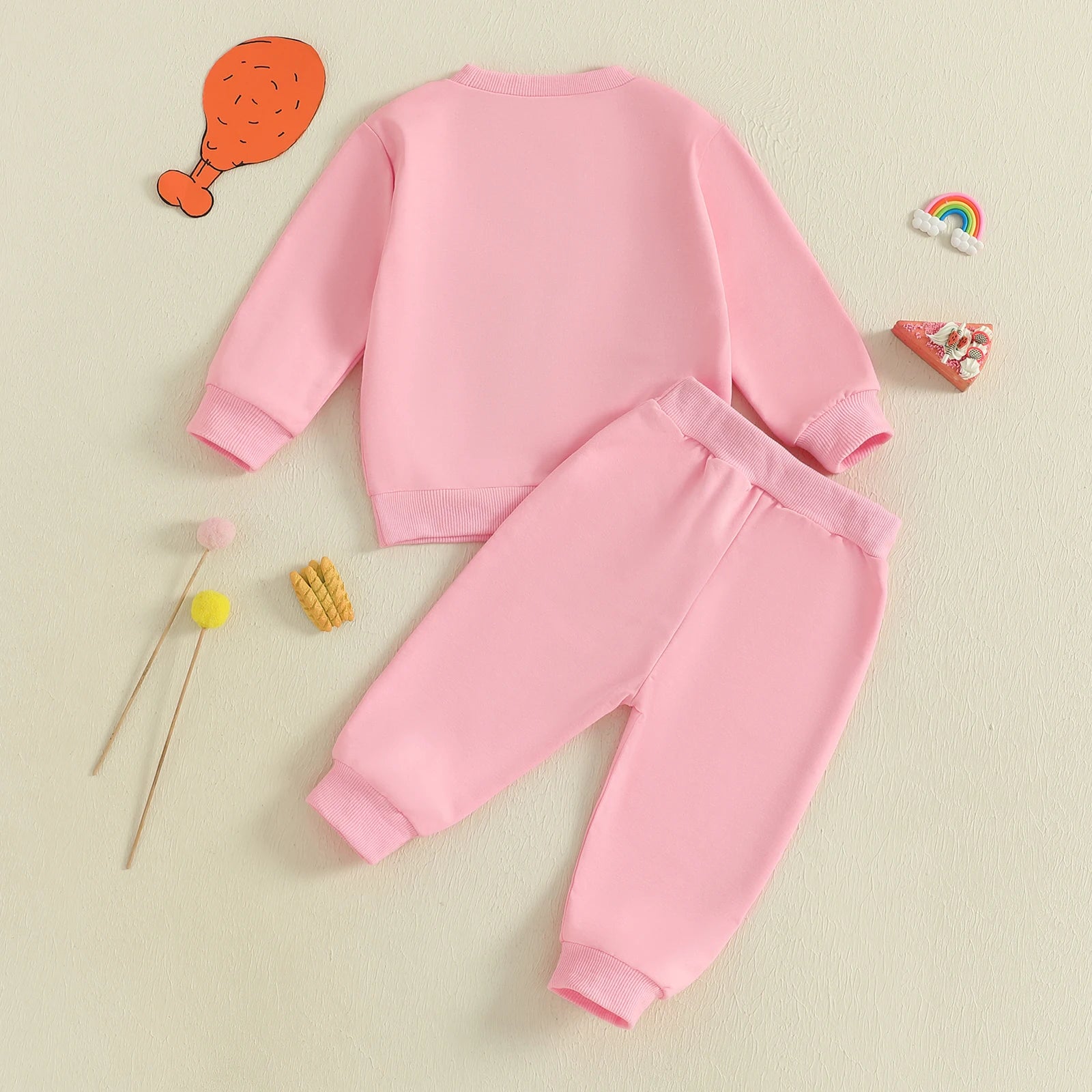 Lioraitiin Toddler Baby Girl 2Pcs Thanksgiving Outfits Long Sleeve