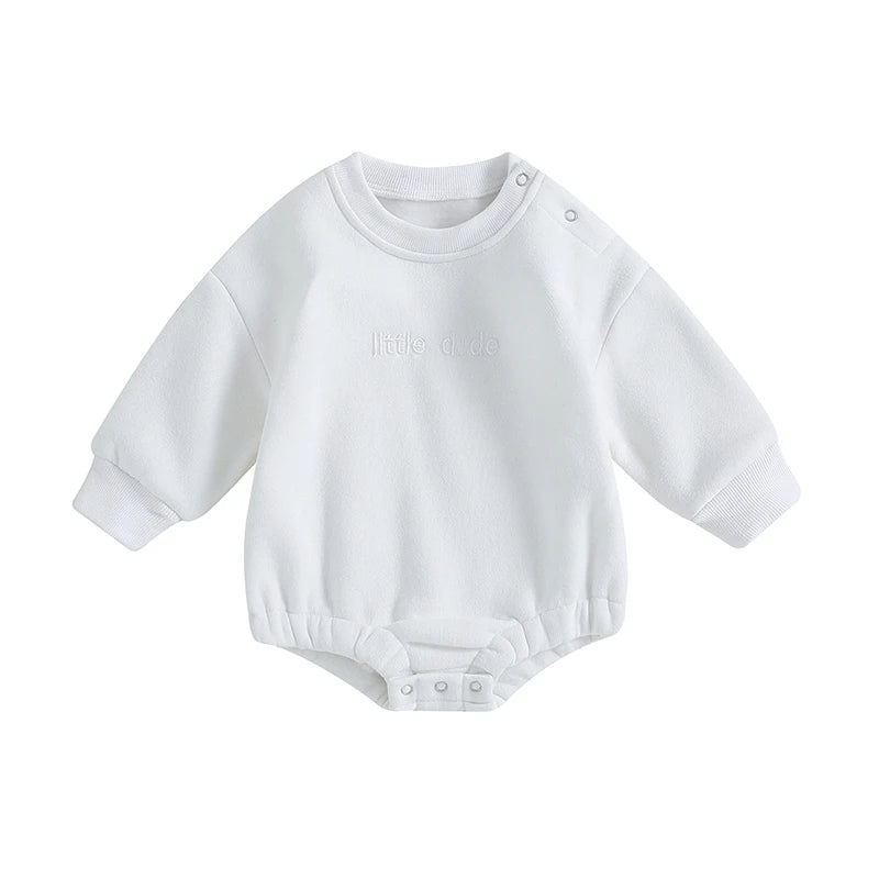 Lioraitiin 0-18M Infant Baby Boys Sweatshirt Bodysuit Long Sleeve