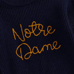 Lioraitiin 2 Colors Toddler Kids Baby Boys Sweater Letter Embroidery