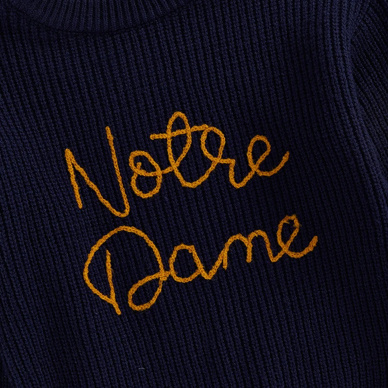 Lioraitiin 2 Colors Toddler Kids Baby Boys Sweater Letter Embroidery