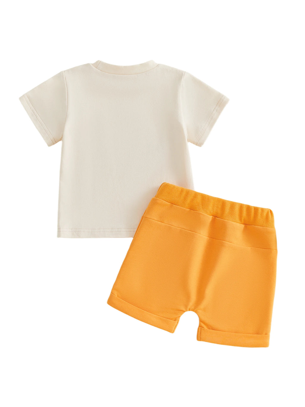Lioraitiin Kids Boys Shorts Set Short Sleeve Embroidery T-shirt with