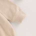 Lioraitiin 0-18M Infant Girl Sweatshirts Bodysuit Letter Embroidery