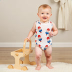 Lioraitiin Newborn Baby Boys Fourth of July Romper for Girls Cute