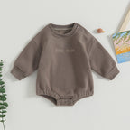 Lioraitiin 0-18M Infant Baby Boys Sweatshirt Bodysuit Long Sleeve