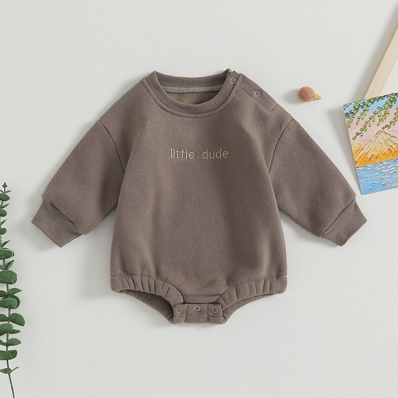 Lioraitiin 0-18M Infant Baby Boys Sweatshirt Bodysuit Long Sleeve